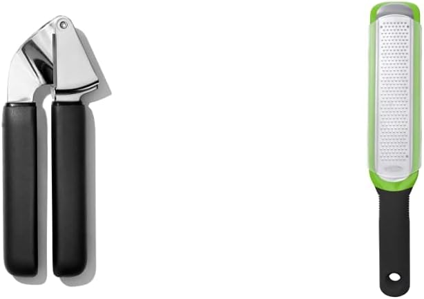 NEW OXO Good Grips Garlic Press OXO Good Grips Etched Zester and Grater