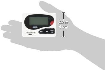 Winco Clear Digital Timer LCD Display | Digital timing precision, 20-hour range, Quick stopper function, Restaurant service