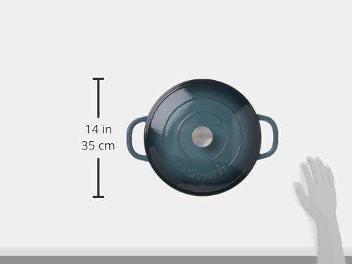 Crock-Pot Crock Pot Artisan Enameled Cast Iron Braiser W/Lid, 5 Quart, Slate Gray (Pack of 2)