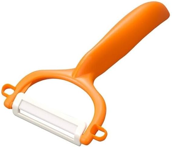 KYOCERA Fruit & Vegetable No-Rust, Ultra-Sharp Ceramic Y-Peeler | KYOCERA Ceramic Y-Peeler: Ultra-Sharp, Non-Corrosive Blade for Effortless Peeling – Ergonomic & Dishwasher Safe