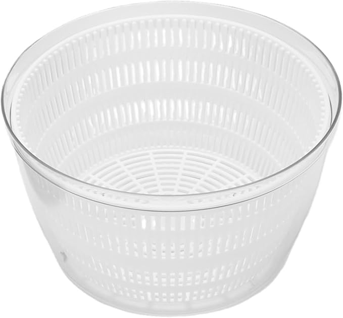 Fockety Salad Spinner, USB Rechargeable Vegetables Washer Dryer Fruit Washing Bowl Automatic Compact Manual Vegetable Dryer for Washing, Spinning, and Draining (Gray)
