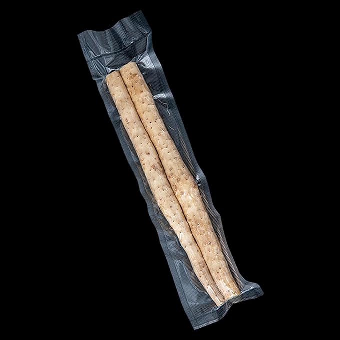 FERENLI 100 Pieces 1.57x9.84 inch (Usable Size 1.18x9.65 inch) Vacuum Sealer Bags for Food Storage Open Top Clear Plastic Flat Pouches Bulk Food Packaging Bags with Tear Notch