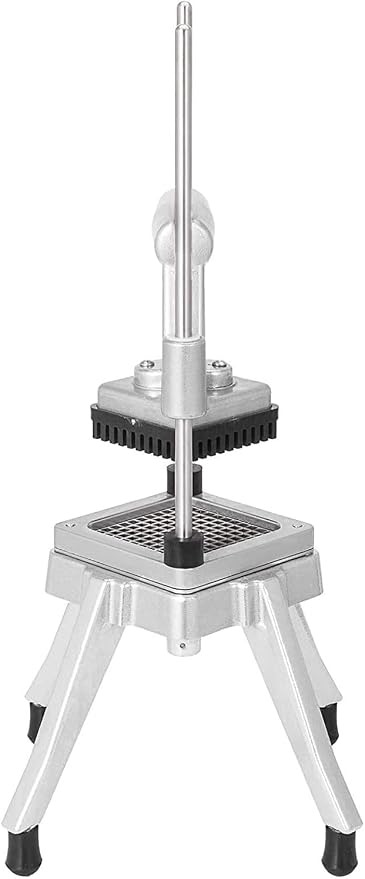 Commercial Vegetable Fruit Chopper W/6-Wedge Slicer&1/4″&3/8″&1/2" Blade Professional Food Dicer French Fry Cutter Stainless Steel Onion Slicer For Tomato Peppers Potato Mushroom