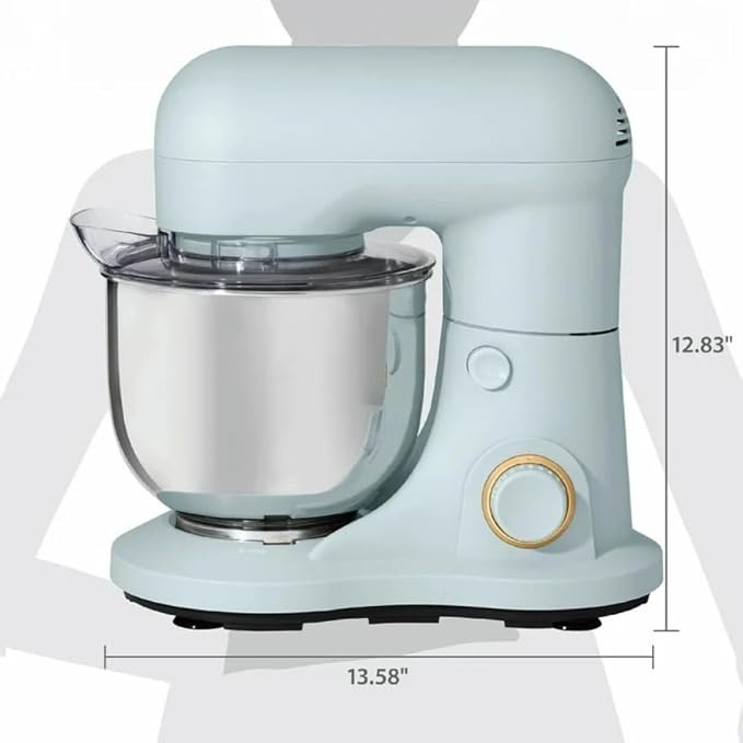 Wonderful Kitchen Stand Mixer 3.5 Qt Bowl, 12 Speeds Tilt-Head, Dough Hook Flat Beater Whisk for Baking Tasks Metal Build for Baking (Hydrangea)