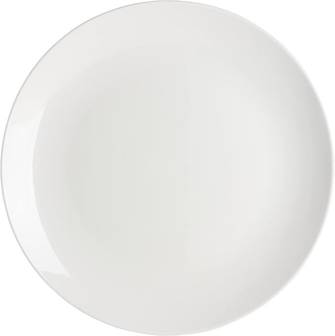 10 Strawberry Street Simply Coupe 16 Piece Dinnerware Set, White - SM-1600-CP-SW