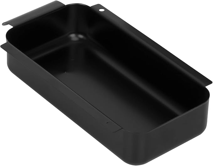 Grill Grease Pan Replacement for Char-Broil 9328812P06 G416-0015-W1 | Black Steel Grease Cup Drip Pan Accessories for Most Charbroil Gas Grills