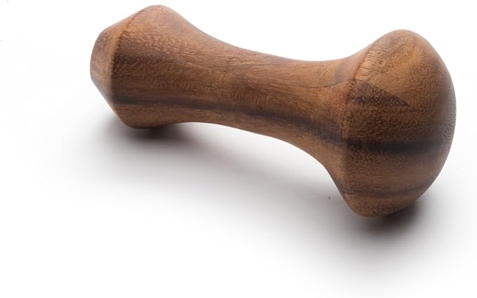 Ironwood Gourmet Olmec Mortar and Pestle, Acacia Wood | Easily Grind Spices & Herbs | Add Flavor To Your Meals | Beautiful Acacia Wood Pestle & Mortar | Cooking Mortar & Pestle Set