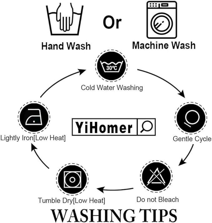 Pastoral Round Tablecloth - 48 Inch Dia. Table Cloth - Washable Table Cover with Dust-Proof Wrinkle Resistant for Restaurant, Picnic, Indoor and Outdoor Dining, Floral (Dark Blue)