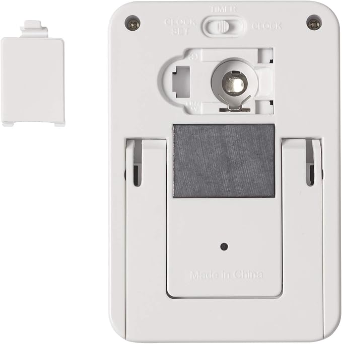 Taylor Dual Event Digital Timer w/Clock, White