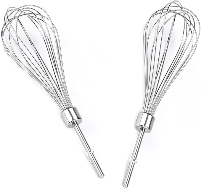 Kitchen Hand Mixer Whisk Attachments FOR KitchenAid Whisk KHMPW,KHM512BM | Replacement KitchenAid Whisk KHM2B, AP5644233, KHM3, KHM5,W10720799 Kitchenaid Egg Beater - 2 Pack