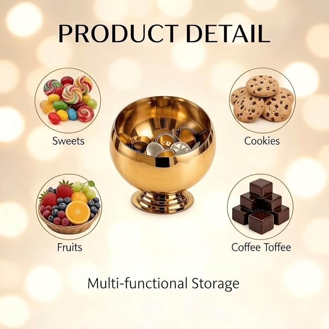 Coffee Pod Holder, Gold | Coffee Pod Storage, K Cup Holder, Espresso Pod Holder, Coffee Pod Organizer