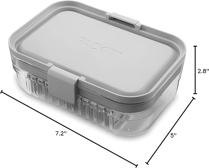Packit, Bento Mod Lunch Steel Gray
