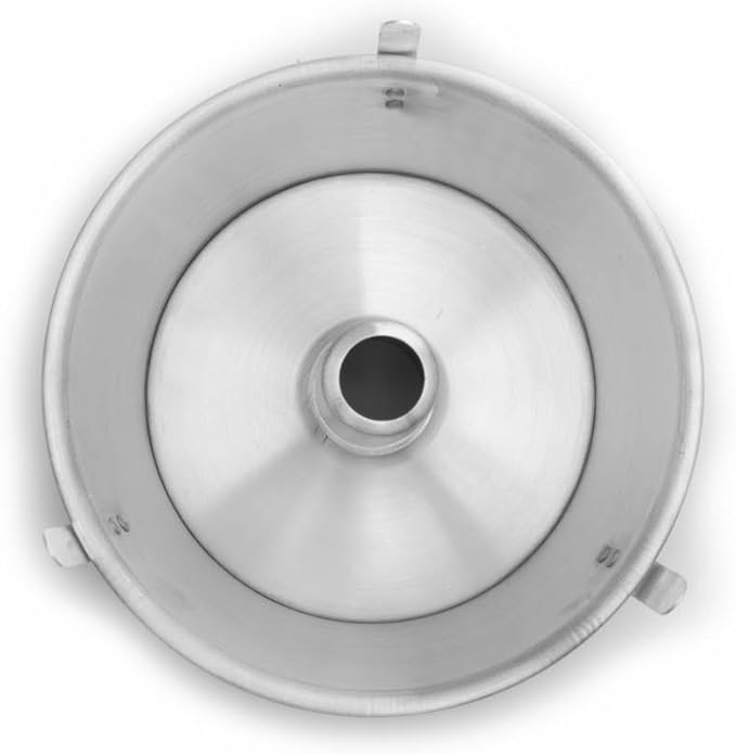 Fox Run Angel Food Cake Pan, Removable Bottom, Aluminum 9.75" Tube Cake Pan | Bake Bundt Cakes & Angel Food Cakes | Tube Cake Pan With Cooling Feet | Consistent Results | Kitchen Essential Baking Pan