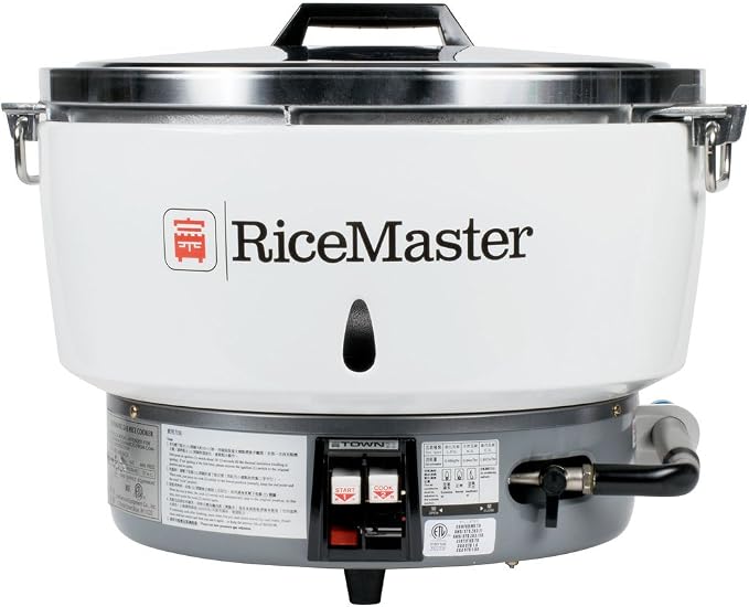 Town Food Service 55 Cup RiceMaster Natural Gas Rice Cooker