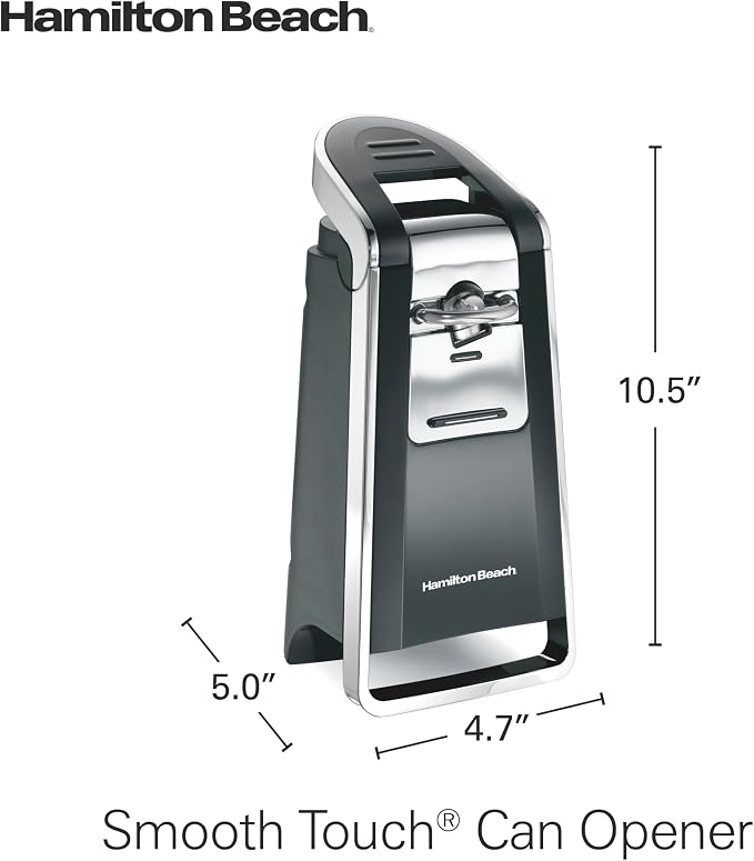 Hamilton Beach Smooth Touch Electric Can Opener With Easy Push Down Lever