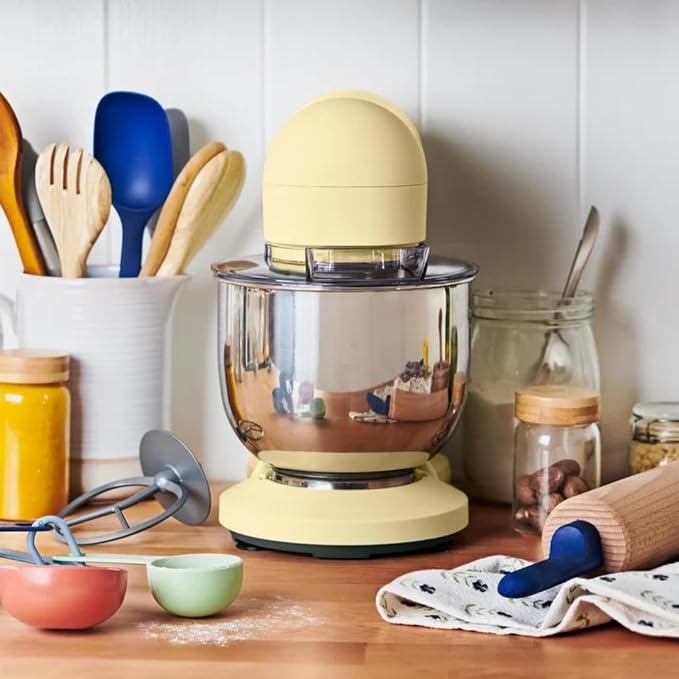 Wonderful Kitchen Stand Mixer 3.5 Qt Bowl, 12 Speeds Tilt-Head, Dough Hook Flat Beater Whisk for Baking Tasks Metal Build for Baking (ButterCream)