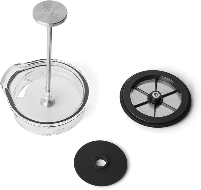 YETI Rambler Twist-To-Lock French Press Accessory Lid with GroundsControl Filter (Lid Only)