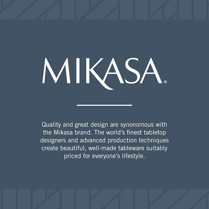 Mikasa Satin Loft 65-Piece Flatware Set for 12,18/10 Stainless Steel Silverware with Forks,Knives,Spoons,and Serving Utensils,Durable and Elegant Design,(Pack of 2)