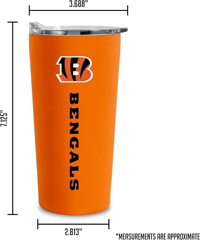 Rico Industries NFL Football Soft Touch, Easy Grip Tumbler