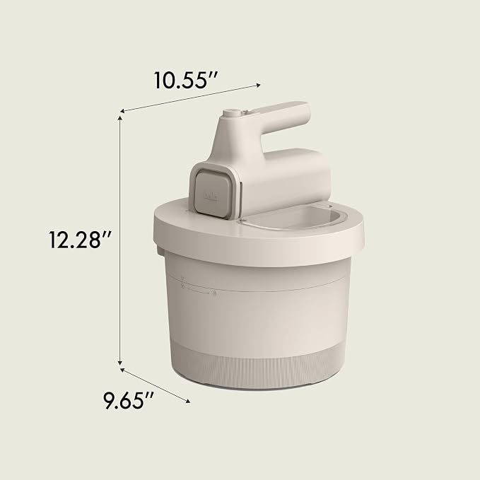 bella 3.5 Qt Hand & Stand Mixer, 2 in 1 Electric Mixer with Bowl, Oatmilk