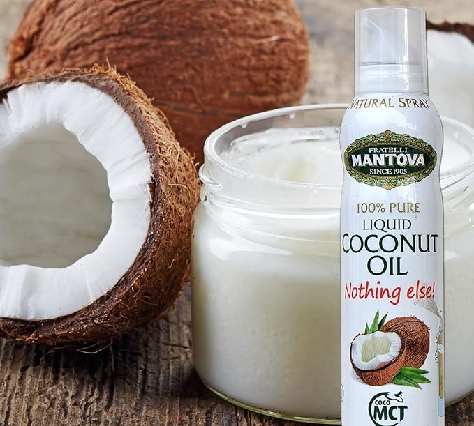Mantova Flaxseed Oil, 100% Pure Cooking Spray with Omega-6, perfect for Keto snacks, baking, or seasoning for cooking, our oil dispenser bottle lets you spray, drip, or stream with no waste, 5 oz