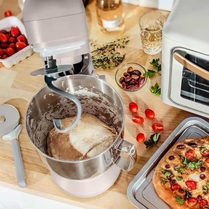 Wonderful Kitchen Stand Mixer 5.3 Qt Bowl, 12 Speeds Tilt-Head, Dough Hook Flat Beater Whisk for Baking Tasks Metal Build for Baking (Porcini Taupe)