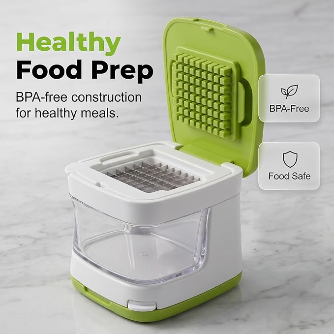 Mini Garlic Chopper and Press with Container (2 Pcs) | 2026 New Multifunctional Manual Mincer, Stainless Steel Blades, Handheld Kitchen Gadget, Dishwasher Safe