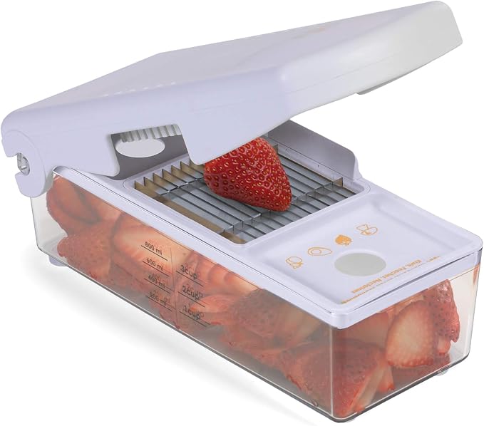 Prepworks by Progressive Fruit and Vegetable Chopper,White