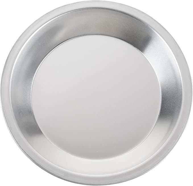 Restaurantware Aluminum Pie Pan 72 Count 8 Inch Round 1.25 Inch Deep Oven-Friendly Pie Tin, Lightweight Baking Pan, Silver Plate for Quiche, Fruit Pies, Home And Commercial Kitchens