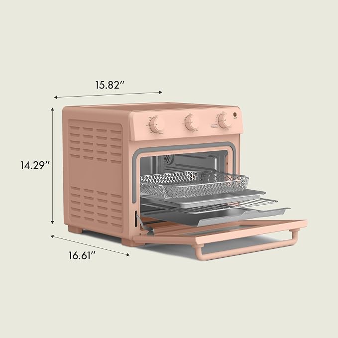 bella 6 Slice Toaster Oven With Air fryer, Blossom