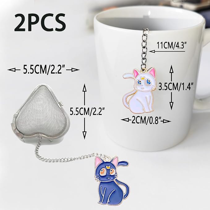 2 Pcs Tea Infuser, Tea Infusers For Loose Leaf Tea, Loose Leaf Tea Steeper