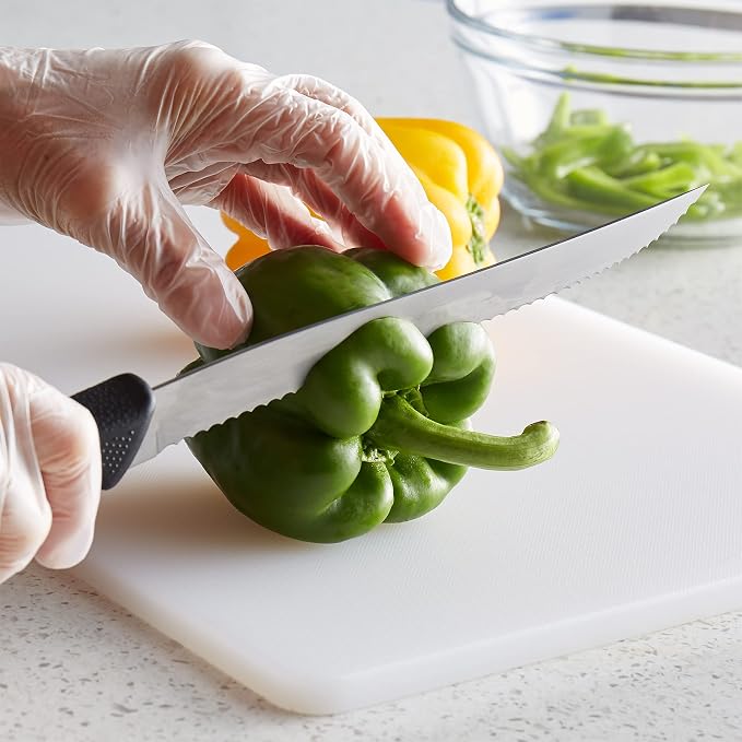 Mercer Culinary M23407 Millennia Black Handle, 7-Inch, Utility Knife