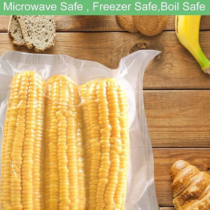 O2frepak 150ct Vacuum Sealer Bags Pint Quart Gallon for Food Storage | 11"x16"(Gallon 50)+8"x12"(Quart 50)+6"x10"(Pint 50) BPA Free PreCut Food Grade,Great for Sous Vide Vacuum Sealer