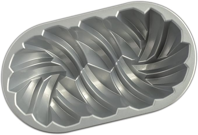 Nordic Ware Braided Loaf, 6 Cup, Gold (Pack of 3)