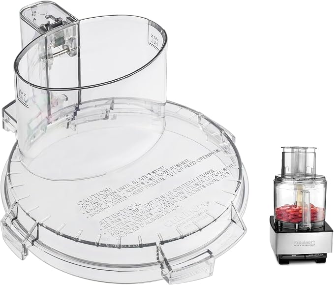 Cuisinart DFP-14NWBCT1 Replacement Clear Food Processor Work Bowl Cover, Tritan, Compatible Only with Bowl DLC-005AGTXT1, Fits Model DFP-14, Will Not Work with Your Current Bowl
