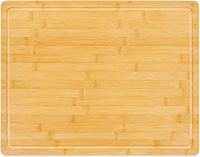 Handcrafted 19.75x15 inch Bamboo Cutting Board – Genuine U.S.A. Made, Multiple Sizes – Premium Bamboo Wood, Perfect for Kitchen Prep or Personalized Engraved Gifts (XX-Large)