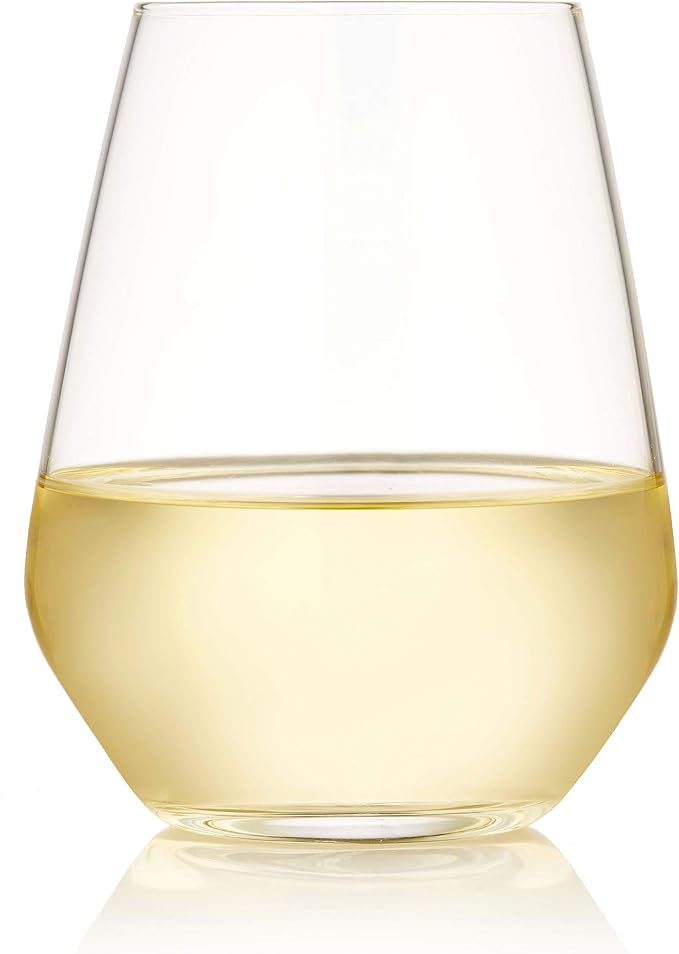 Libbey Signature Greenwich Stemless Wine Gift Set of 4, 18 ounce