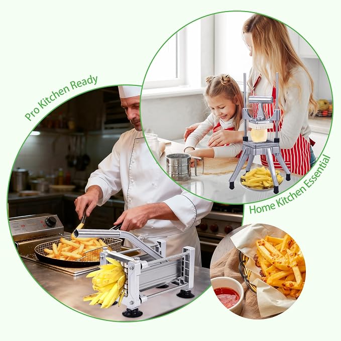 1/4" Vegetable Chopper Blade Replacement, Food-Grade 304 Stainless Steel Dicer Blade for Commercial Vegetable Chopper, Sharp & Durable French Fry Cutter Blade, Easy Clean, Fits Most Chopper Models