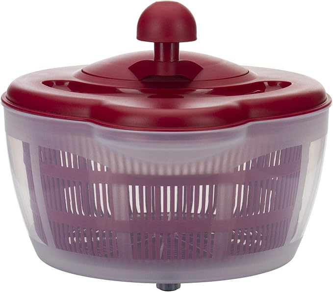 Westmark Germany Vegetable and Salad Spinner with Pouring Spout (Red)