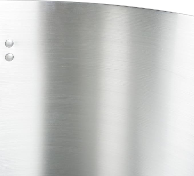 TrueCraftware- 120 qt. Aluminum Stock Pot with Quad Handles 6mm Thickness- Multipurpose Pot Cookware Large Stockpot Stew For Cooking Simmering Soup Seafood Stock Home Kitchen Restaurant