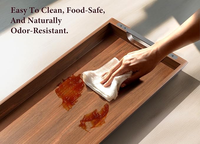 Acacia Wood Serving Tray, 36×12in Large Charcuterie Boards for Party | Create Stunning Charcuterie Display with Cheese, Meat, Appetizers, Perfect For Entertaining, Gatherings, Kitchen, Home Décor