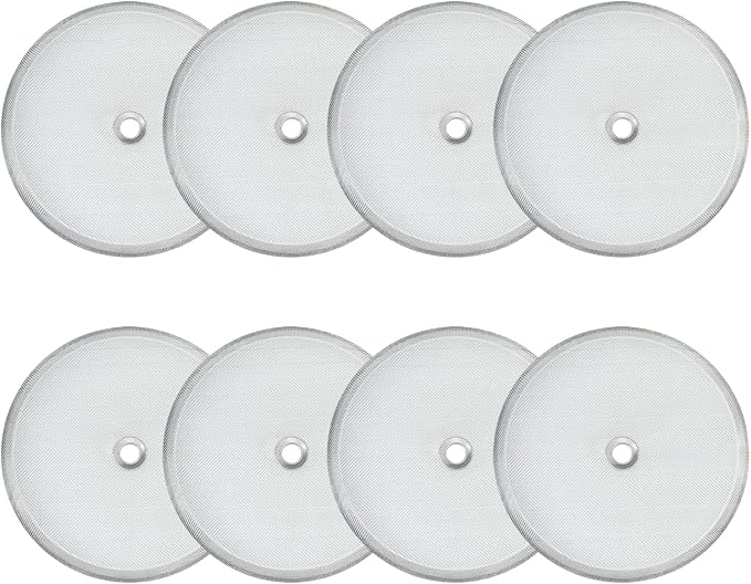 8 Pieces French Press Replacement Filters 3.6 Inch Stainless Steel Mesh, French Press Filters Replacement Screen for 34oz/3.6 Inch Wide French Press Coffee Press