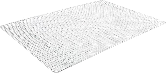 Winco Pan Grate, 16-Inch by 24-Inch | Elevates food to prevent sticking, Heavy-duty, Great for Entrees, Salads, Desserts and Appetizers