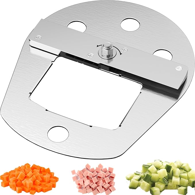 Electric Vegetable Chopper Blade Accessory, Dicing Blade Disc Assembly, Replaceable Blades for GJ817