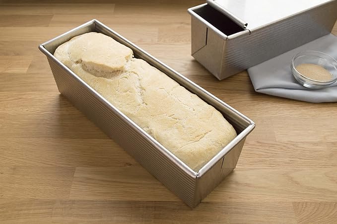 USA Pan Pullman Loaf Pan, 9 x 4 x 4, Aluminized Steel
