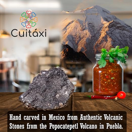 Temolote/Pestle Replacement Single Head - The Original Molcajete Mexicano Bowl Handmade of Authentic Lava Rock - Molcajete de Piedra volcanica - Mexican Volcanic Mortar Pestle Authentic Lava Rock