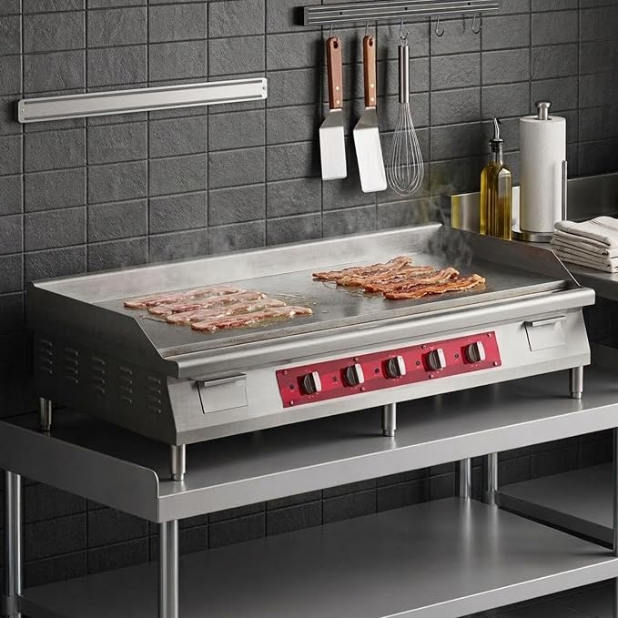 Commercial Electric Griddle 60", 240V, 17500W, for Restaurant