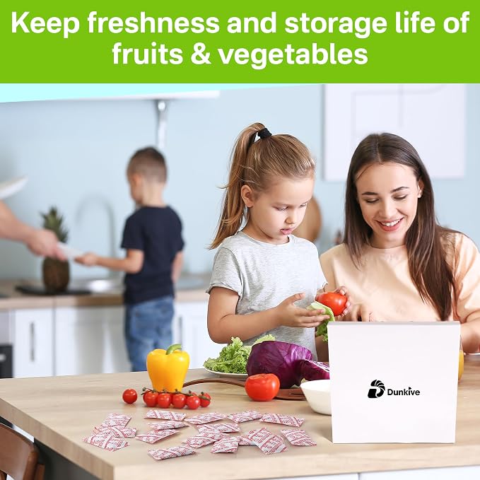 16 Pack Produce Saver Refill Kit, Ethylene Gas Absorber Refills, Red | Ethylene Gas Absorber Refills for Produce Keeper and Crisper Inserts, Fridge Keep Fresh, Fruits & Vegetables Storage