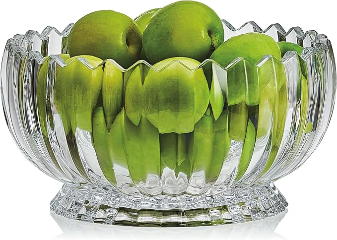 Mikasa Estate Crystal Footed Bowl, 9 Inch