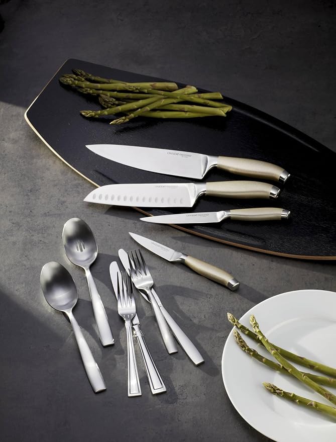 Oneida Everdine Everyday Flatware, 20 Piece, Service for 4, 18/0 Stainless Steel, Silverware Set